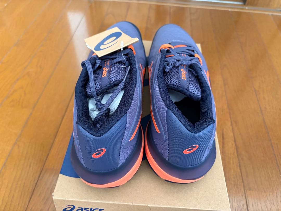 asics ゲルレゾリューション　X グレー　26.5センチ ワイドモデル