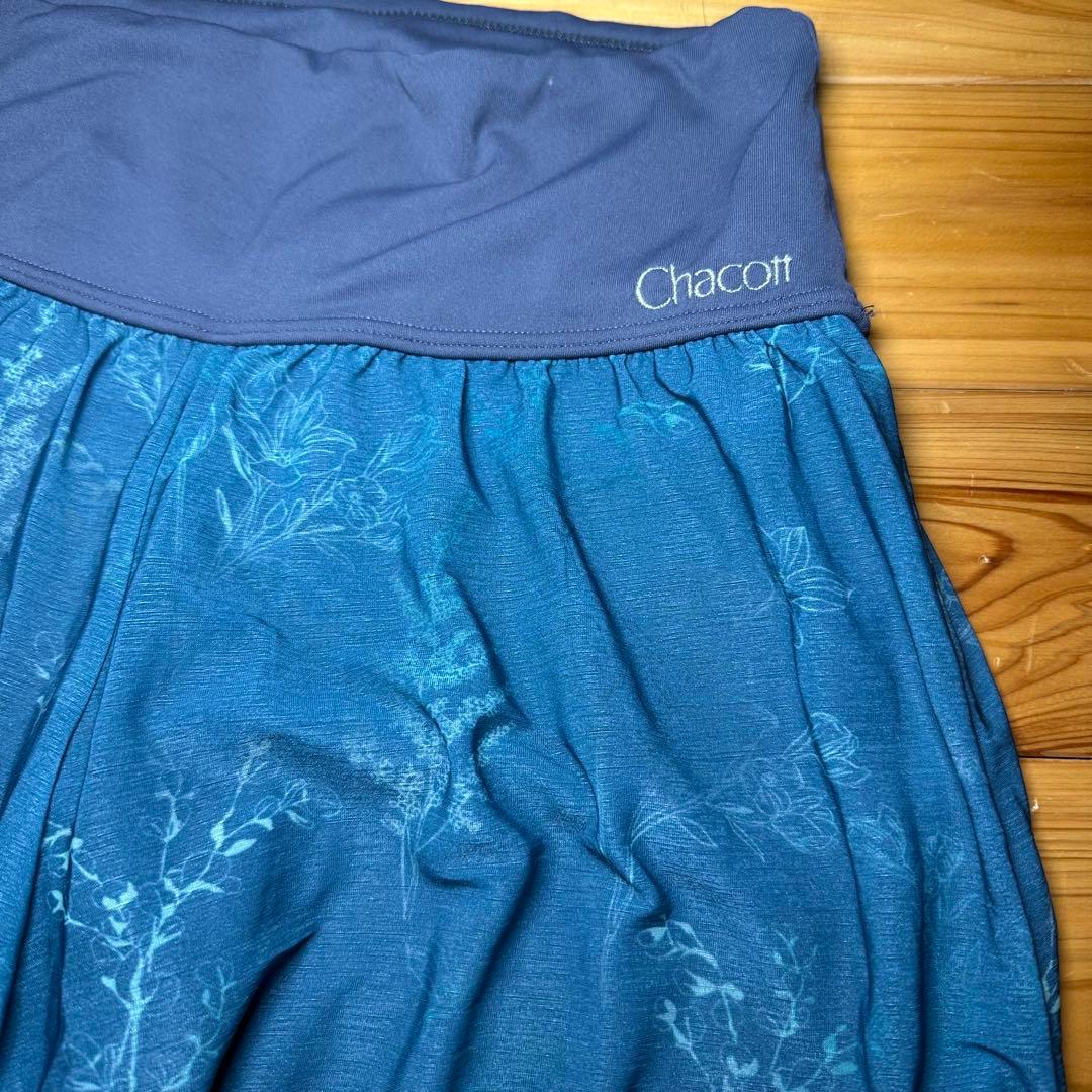 chacott チャコット　レイヤード　ガウチョヨガパンツ