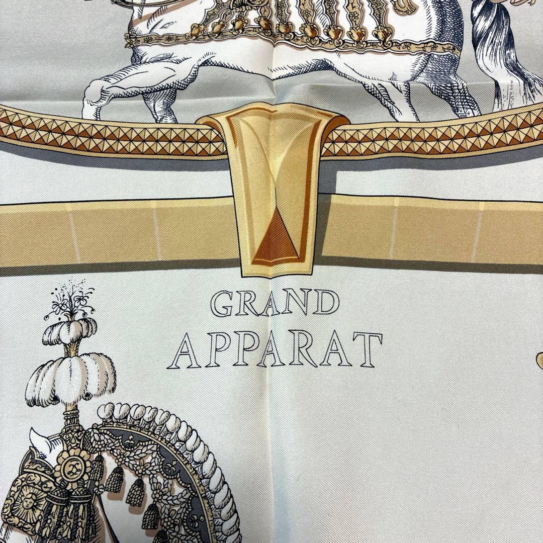 エルメス HERMES スカーフ カレ90 GRAND APPARAT 盛装の馬