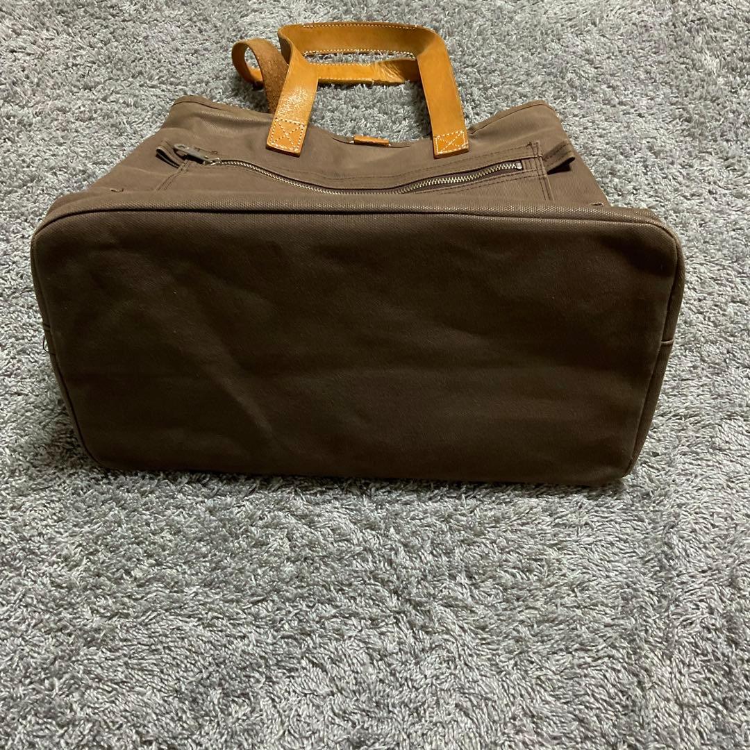PORTER 吉田カバン　コットンキャンバス　ブラウン トートバッグ