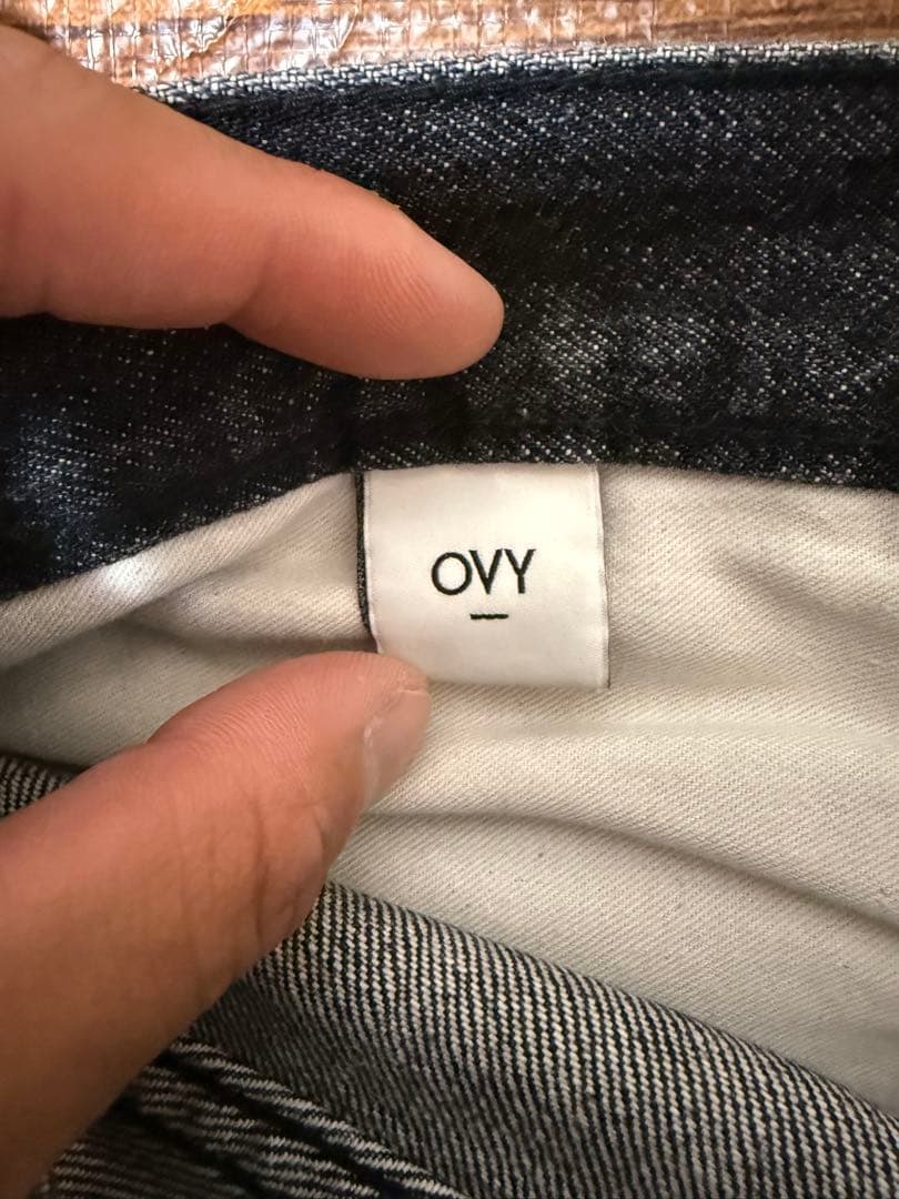 【2/23まで値下げ】OVY Japan Black Washed Denim