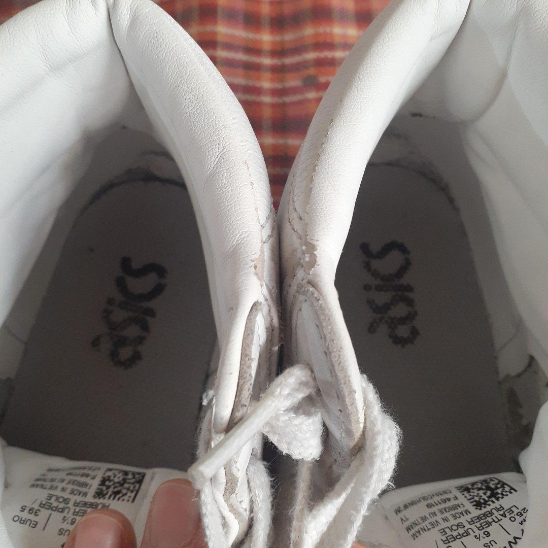 HL7W4　asics ポイントゲッター 白黒　25cm