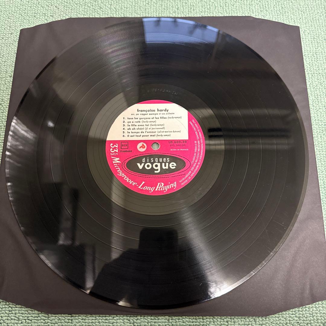 Francois Hardy『S/T』LP アナログ レコード フレンチ・ポップ
