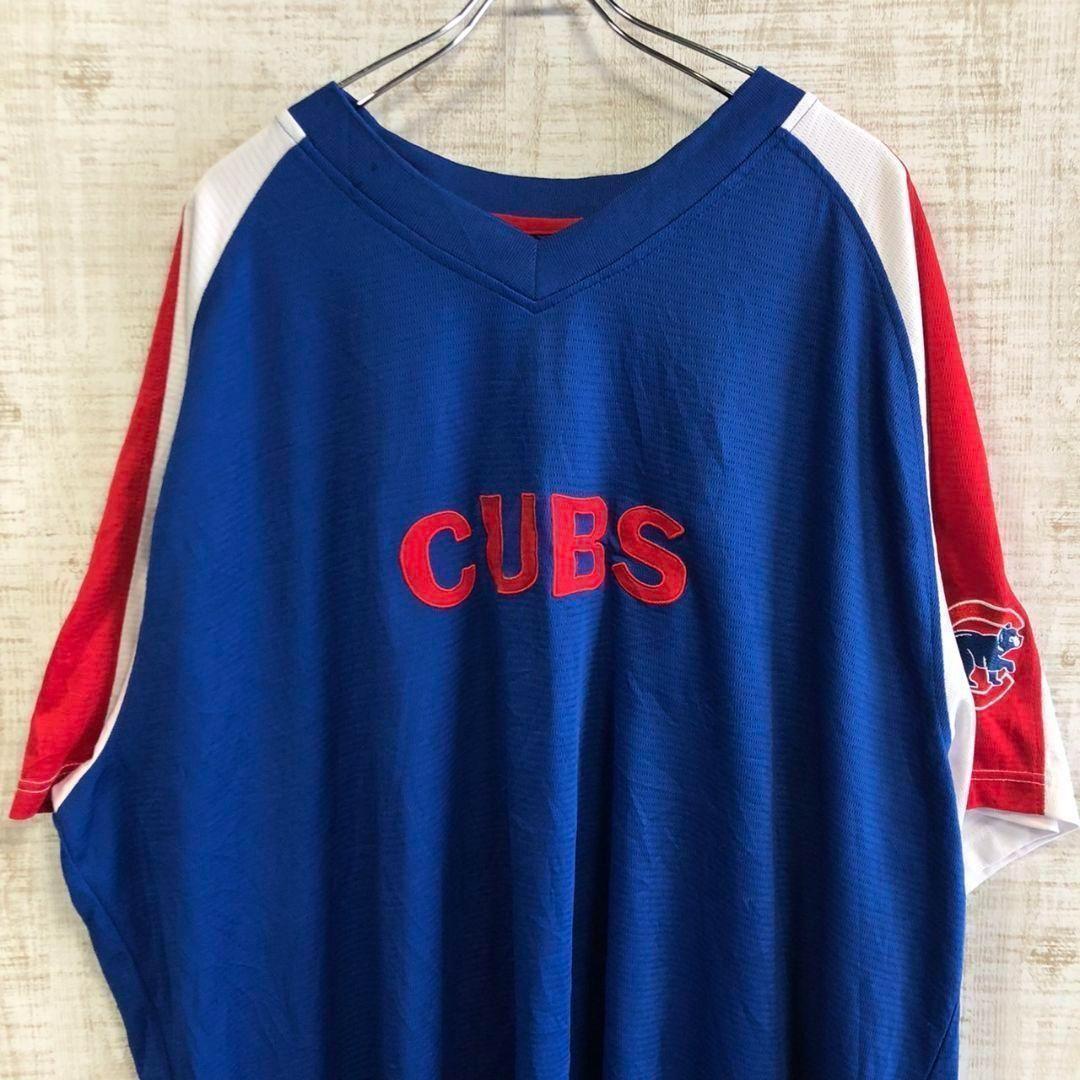 Majestic☆マジェスティック　刺繍ロゴ　カブス　CUBS ユニフォーム