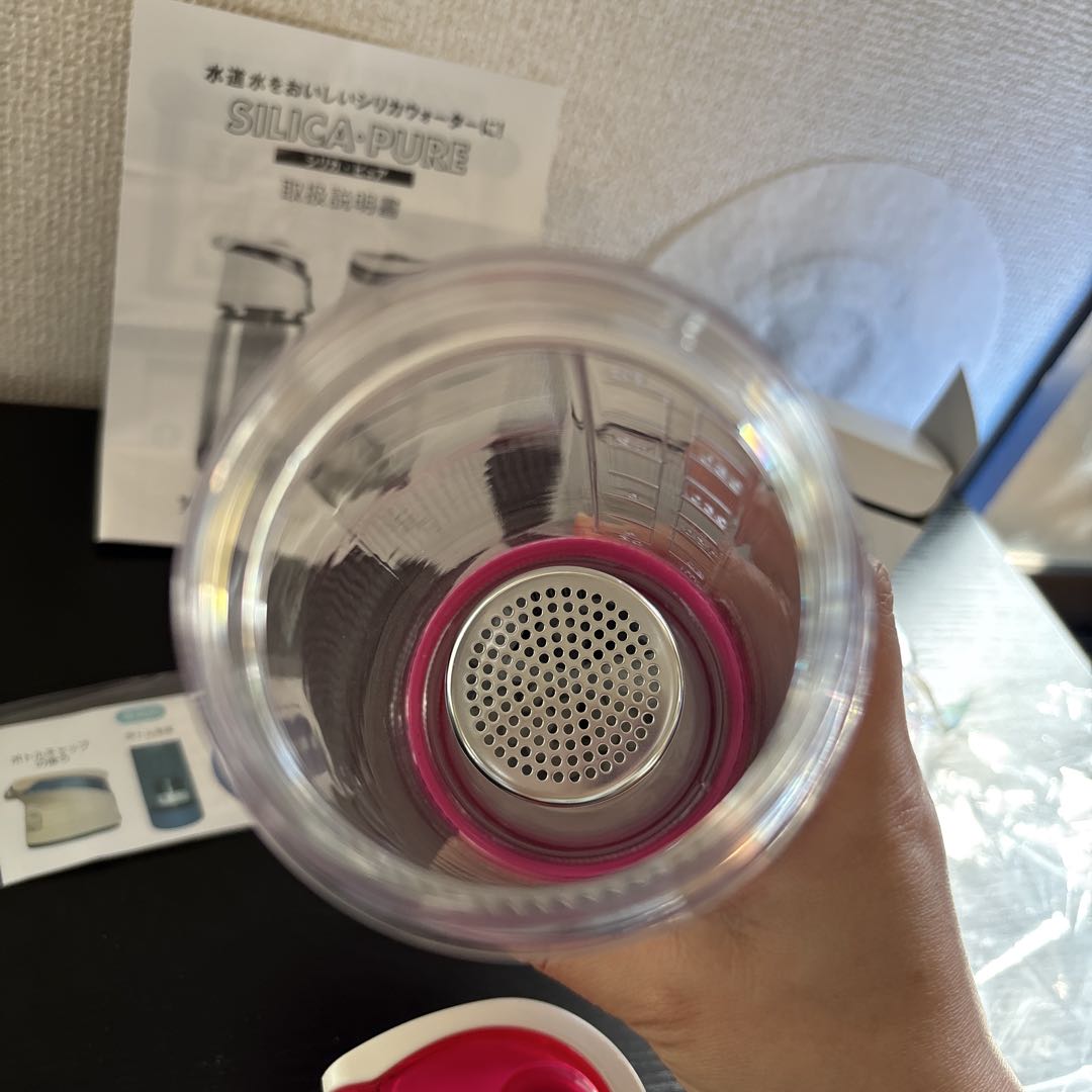 ★未使用★ シリカ・ピュア タンブラー型浄水器 450ml ボトル　カートリッジ