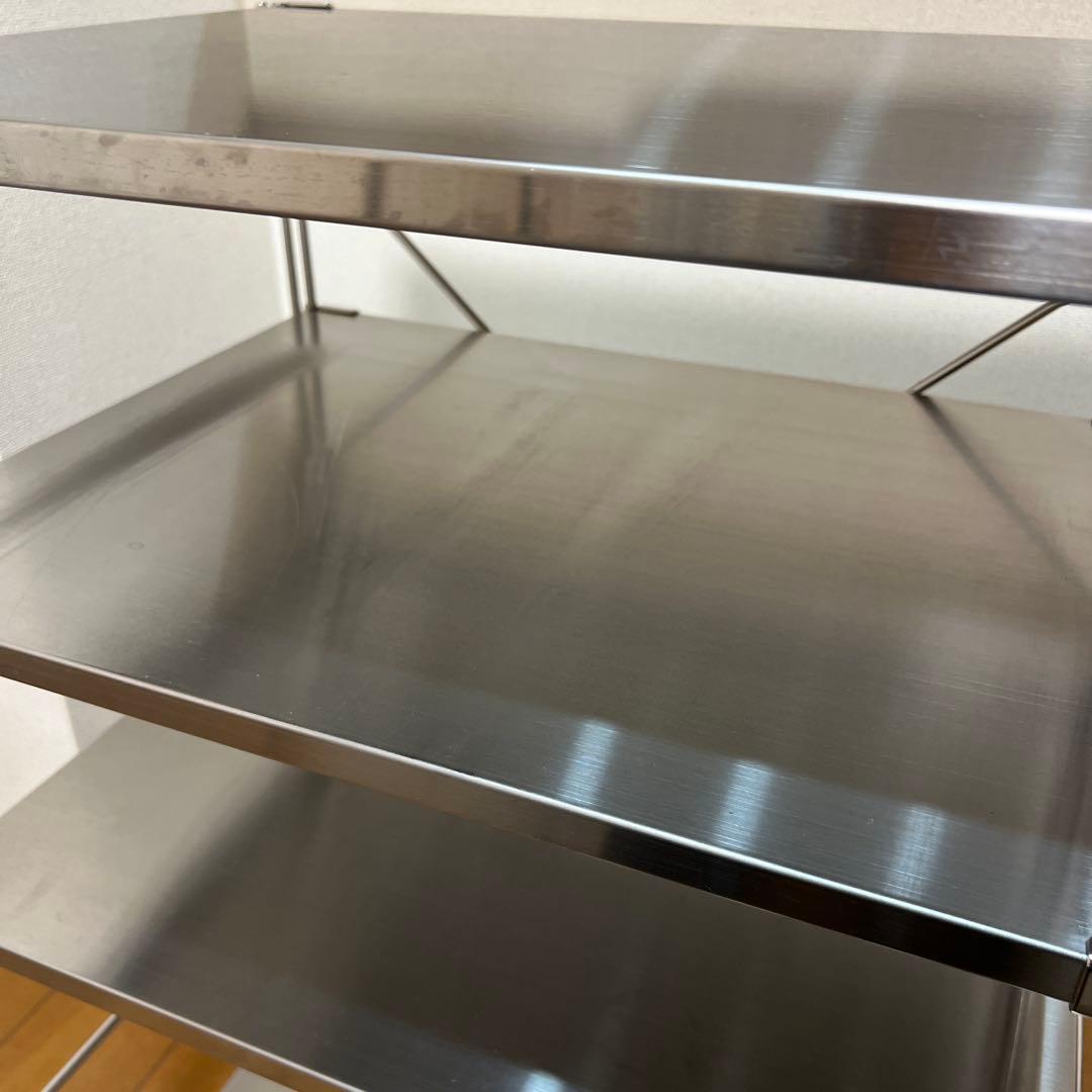 m*様 無印良品 ステンレスユニットシェルフ小 幅53 奥行41 高さ83cm