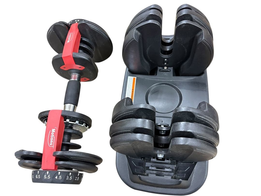 Motionsダイヤル式可変式ダンベル24Kg 2.5Kg〜24Kg ②