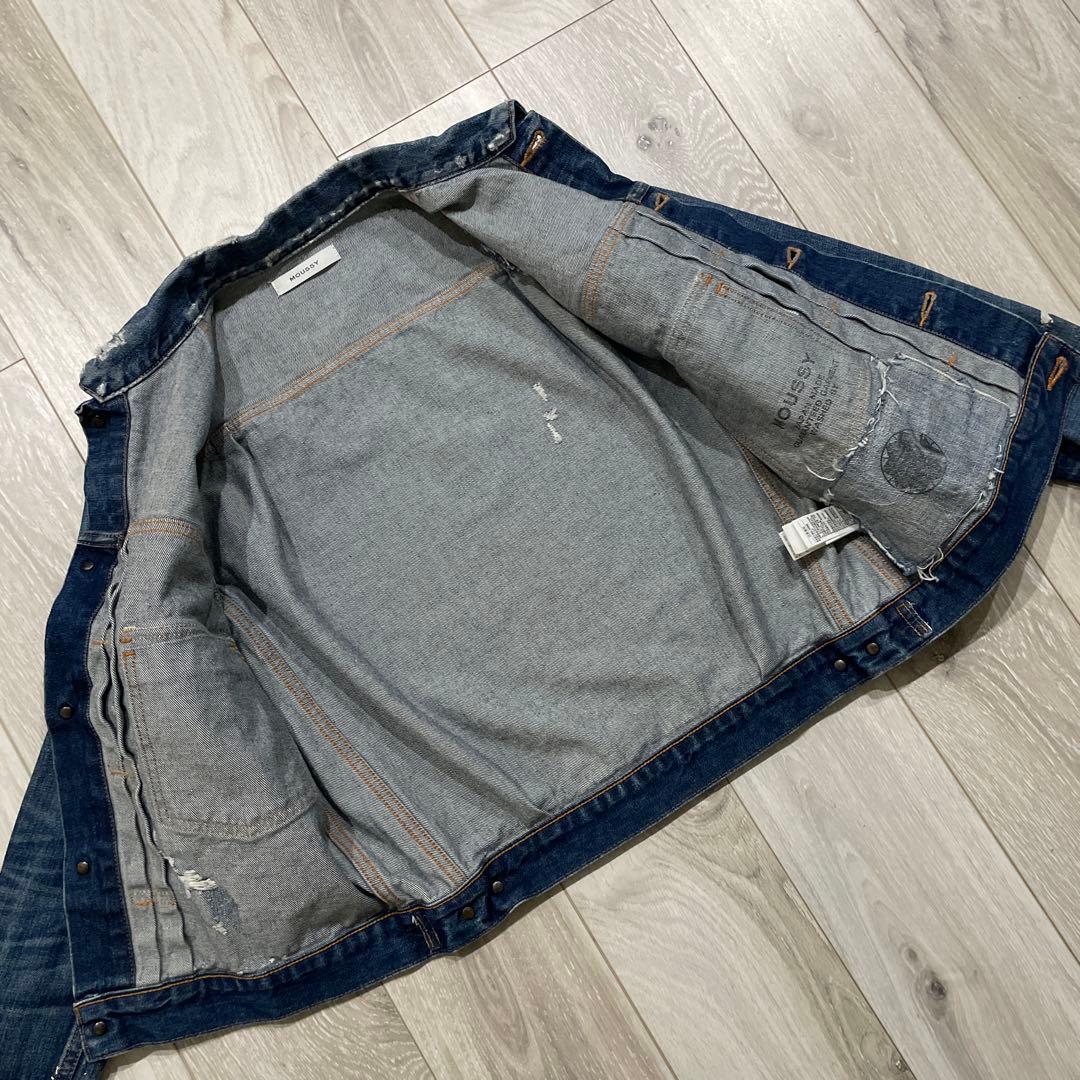 MOUSSY 2ndタイプ ヴィンテージ加工 デニムジャケット 1 マウジー