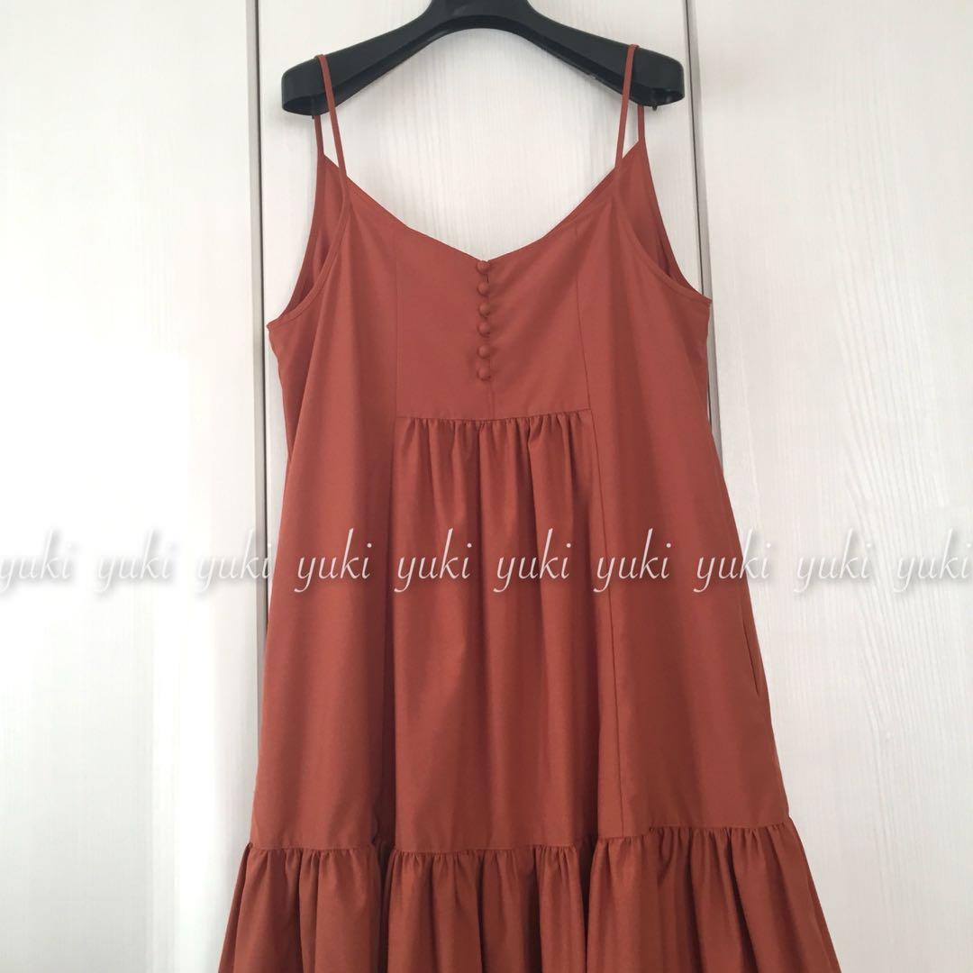 ANAYI フラットクロス ティアードワンピース