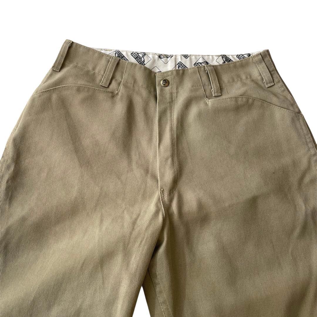 90s BEN DAVIS USA製 フリスコ パンツ ベージュ W32