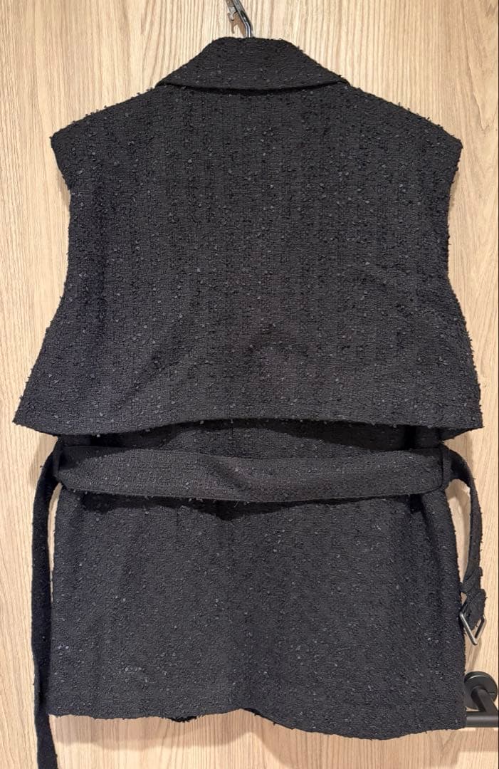 トップス elu Back yoke double gilet MARIE (tweed)