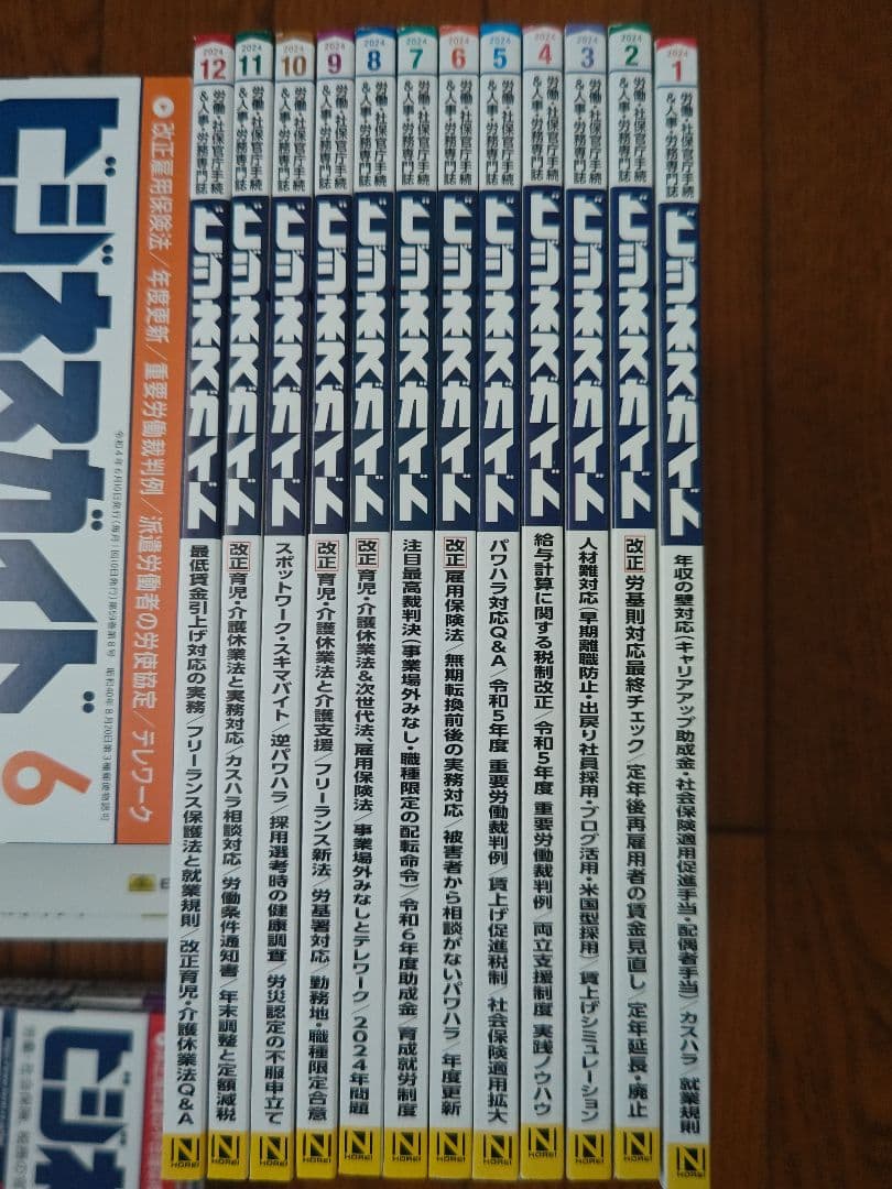 ビジネスガイド 2021年〜2024年(48冊セット)