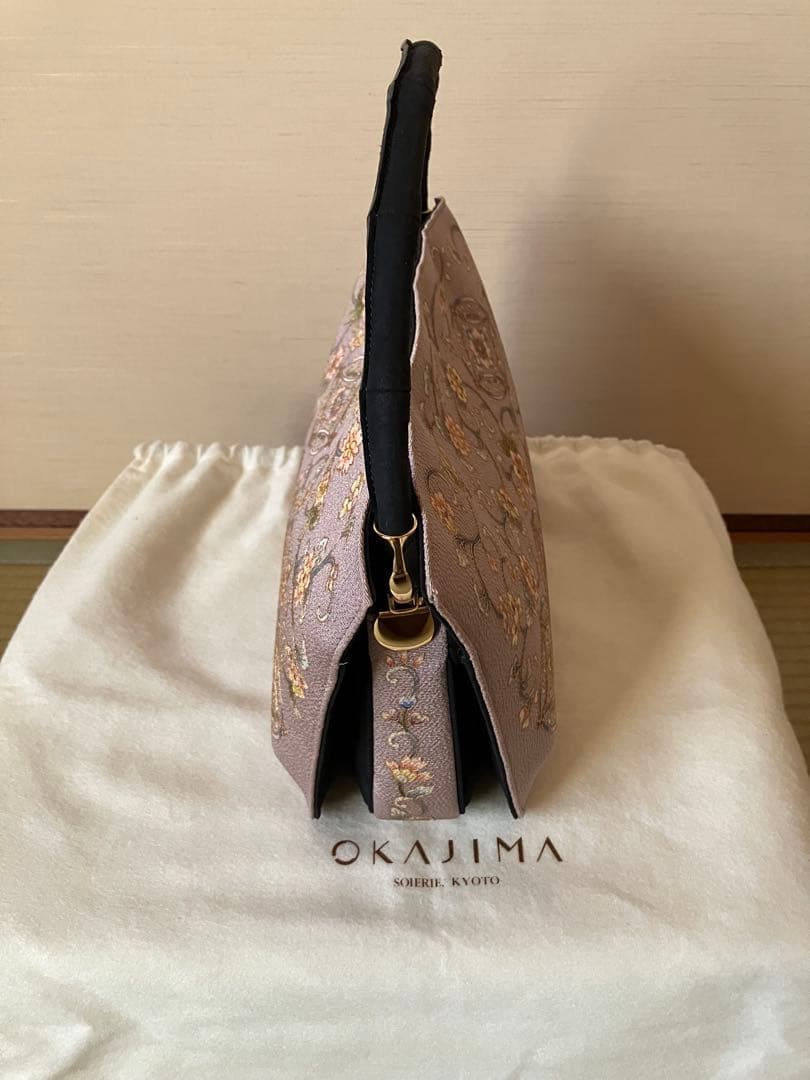 岡重(OKAJIMA) 京友禅　花唐草文様
