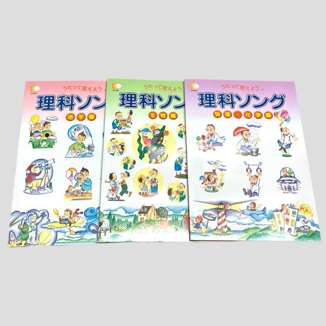 CD未開封　うたって覚えよう　社会科　理科ソング　七田式 しちだ式　5冊セット