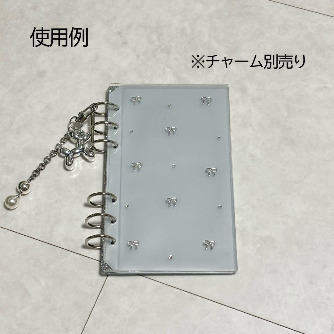 ✨ふくまるの母 ✨A6 アクリルレジンバインダー　リング付き　韓国　貯金