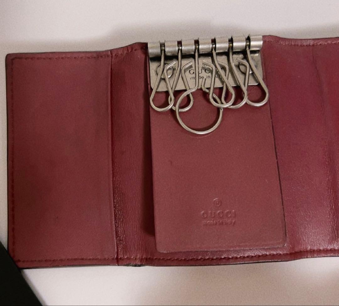 グッチ　GUCCI キーケース　６連　GGブルームス　花柄　フラワー