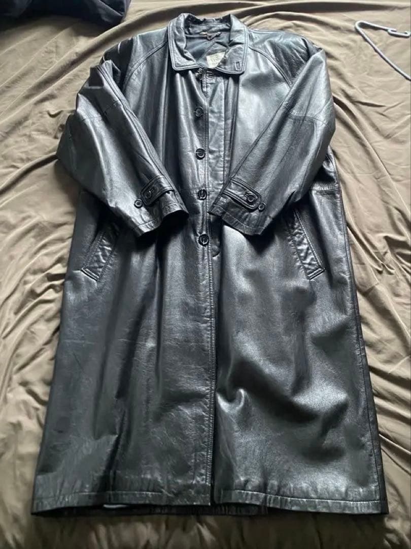 VENDEOME leather スーパーロングコートcoat archive