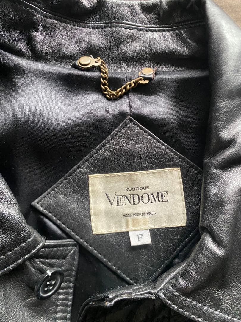 VENDEOME leather スーパーロングコートcoat archive
