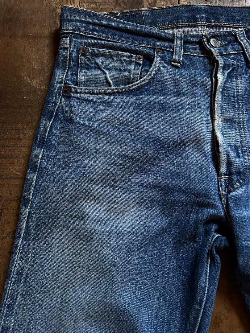 茶*ー様 60s levi's 501 BIGE ビッグE 足長R 希少ズレカン