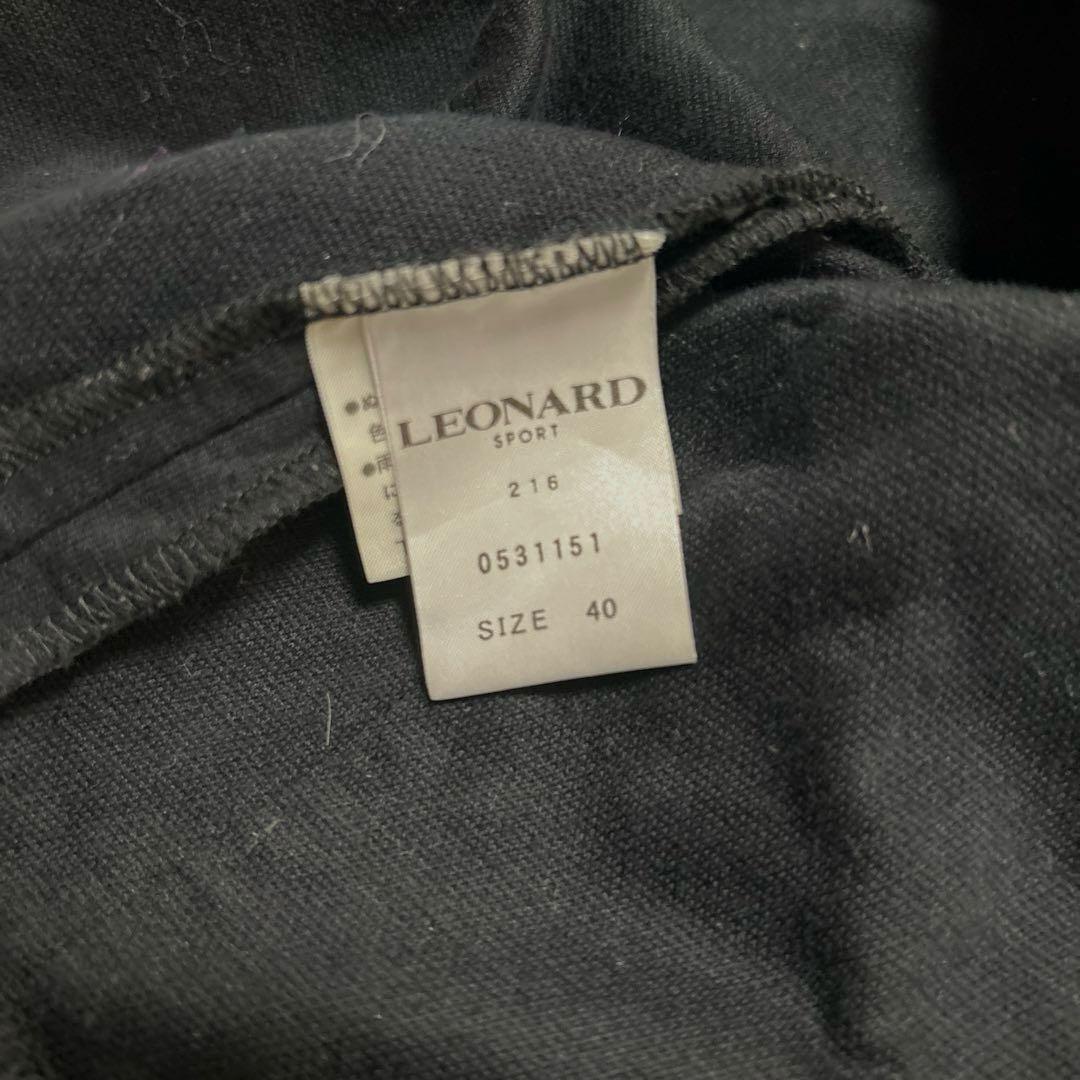 レオナールスポーツ／LEONARD 一見でレオナール ベスト　花柄　黒　大きめ