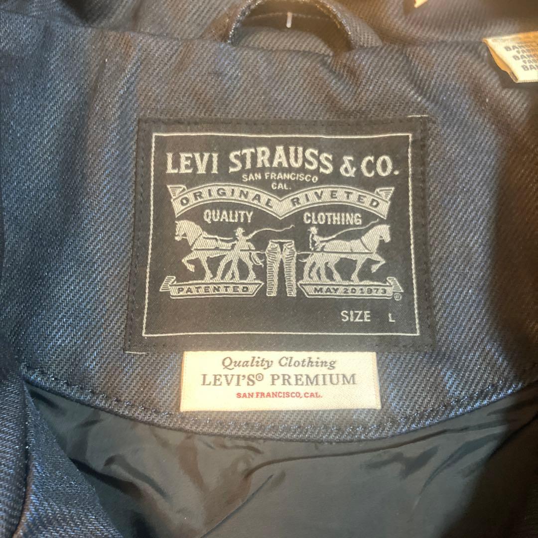 破格！タグ付き未使用☆ LEVI’S ハイランドパークジャケットL 黒