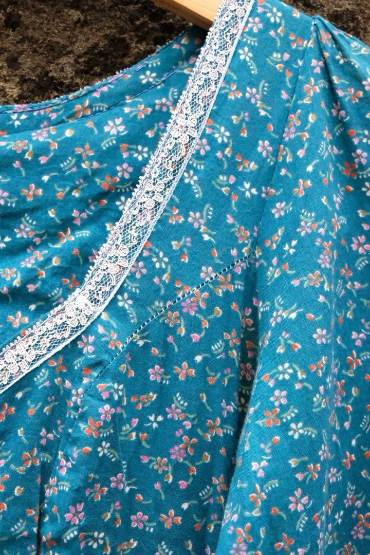 70s vintage GUNNE SAX 小花柄　ワンピース