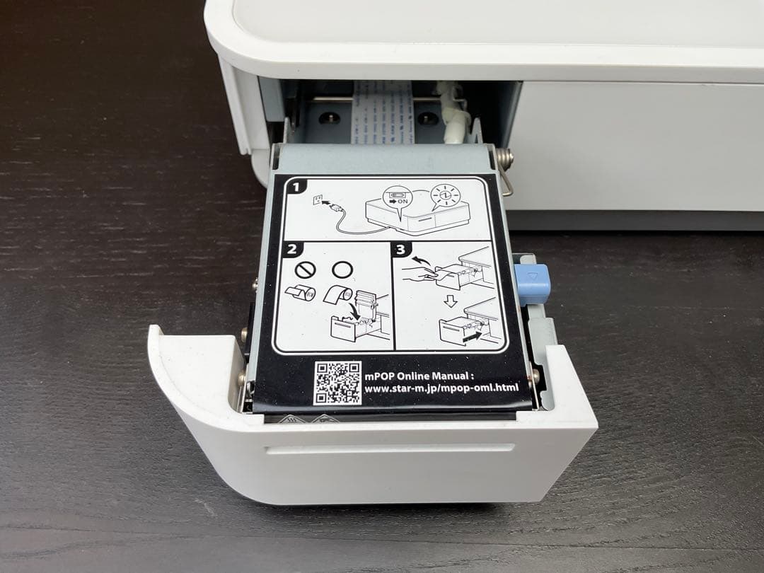 StarmPOPPOP10WHTJPレジドロア一体型レシートプリンター通電確認済