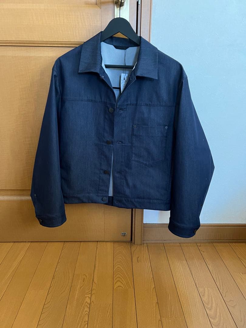 PLST ハイパフォーマンスデニムブルゾン　Navy S