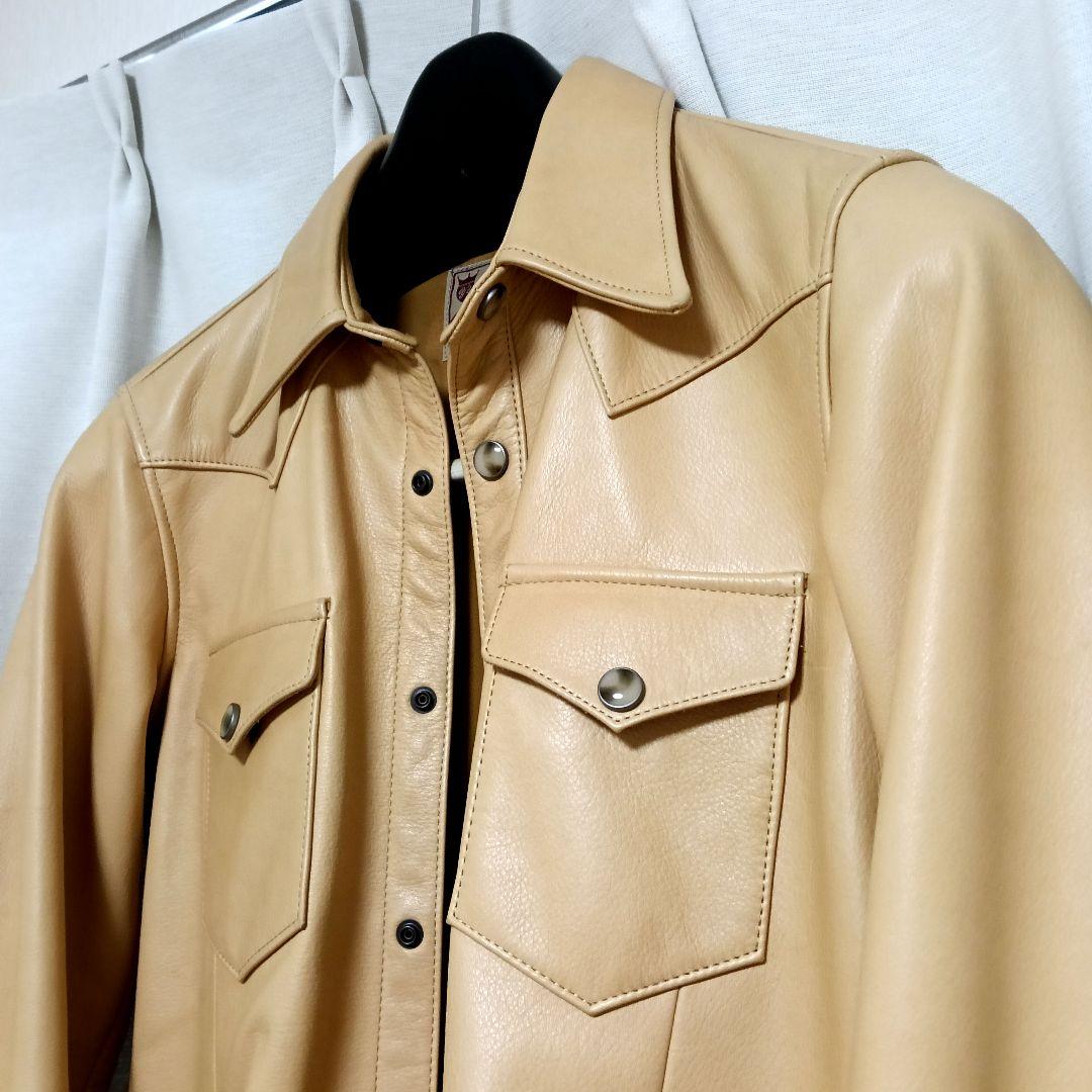 Y'2 LEATHER ステアオイル ウエスタンシャツ　SS-13　36 (S)