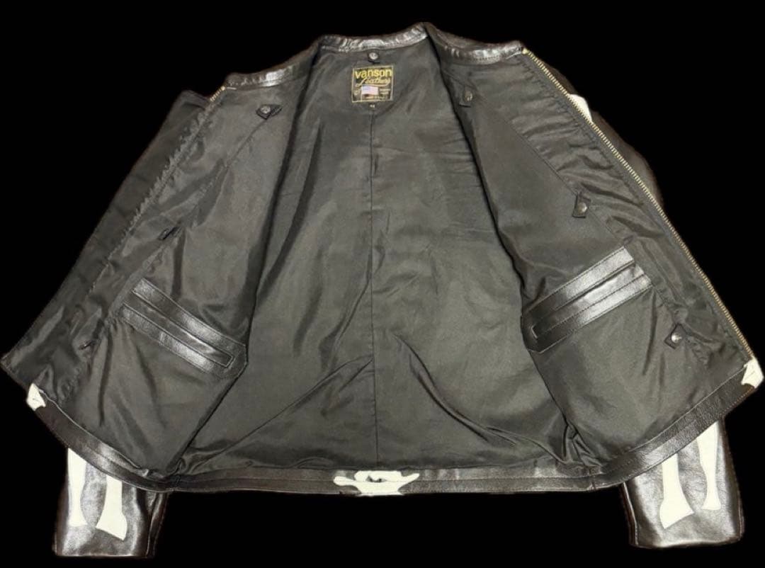 【超美品】VANSON BONEワシントンハウス別注モデルレザージャケット
