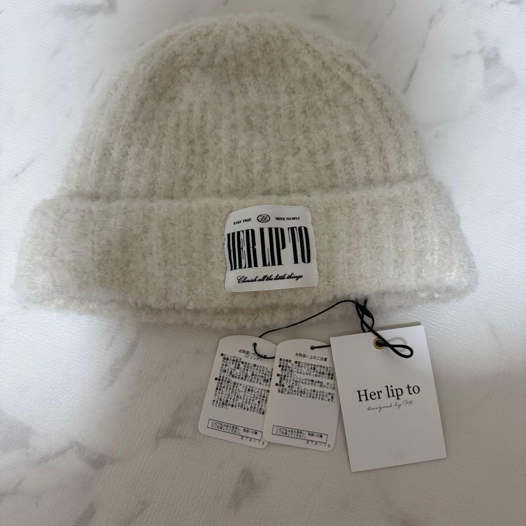 Her lip to HLT Boucle Knit Cap ニット帽