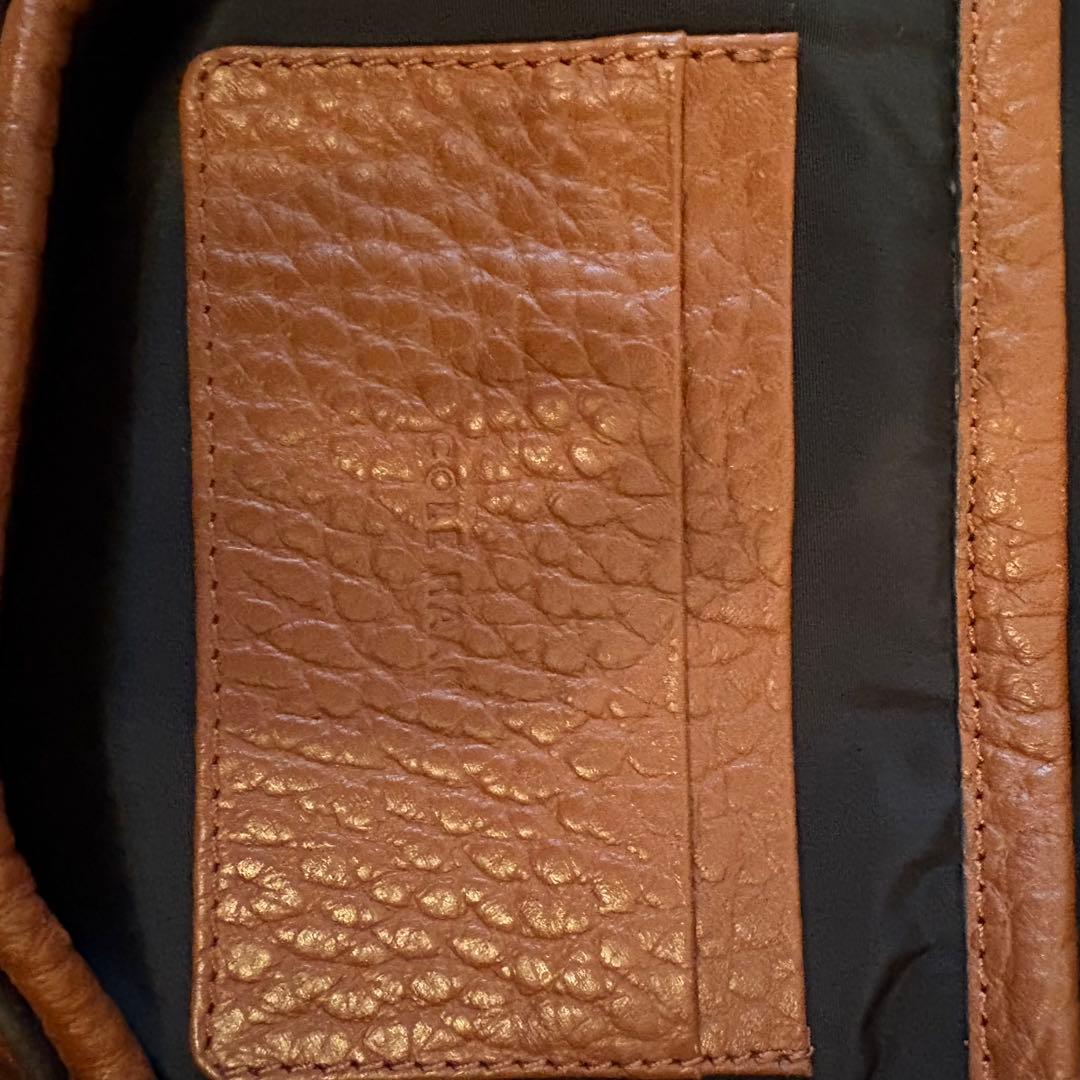 コールハーン　COLE HAAN ブラウンレザー トートバッグ
