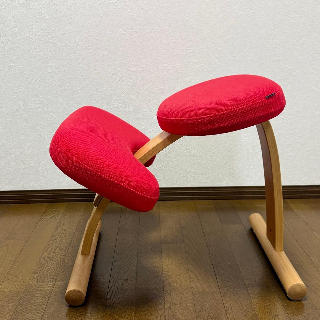 【美品】サカモトハウス バランスイージー 赤 カバー付