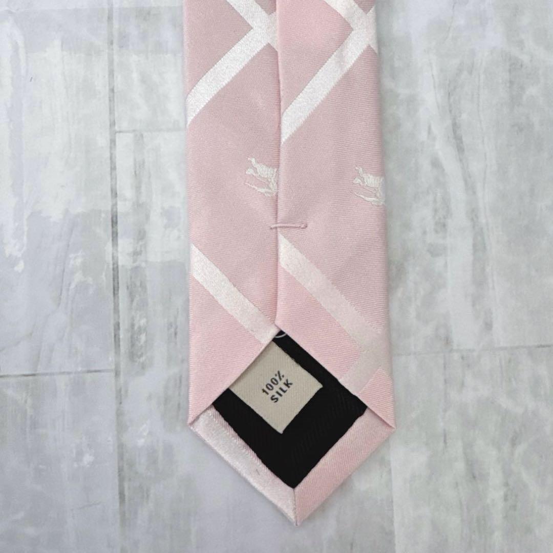 【新品・未使用品】BURBERRY☆ネクタイ☆ピンク