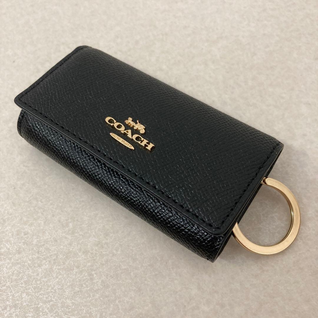 未使用品 COACH コーチ キーケース 58359 LIBLK ブラック