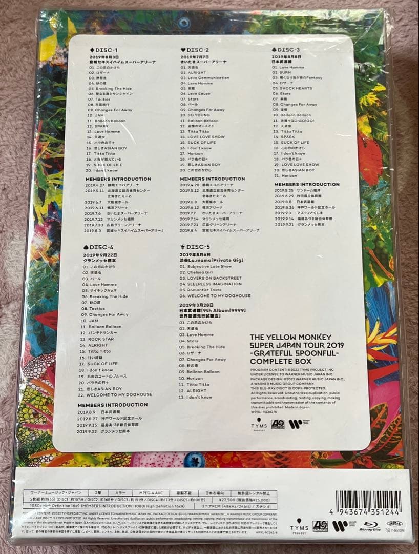 THE YELLOW MONKEY/SUPER JAPAN TOUR 2019…