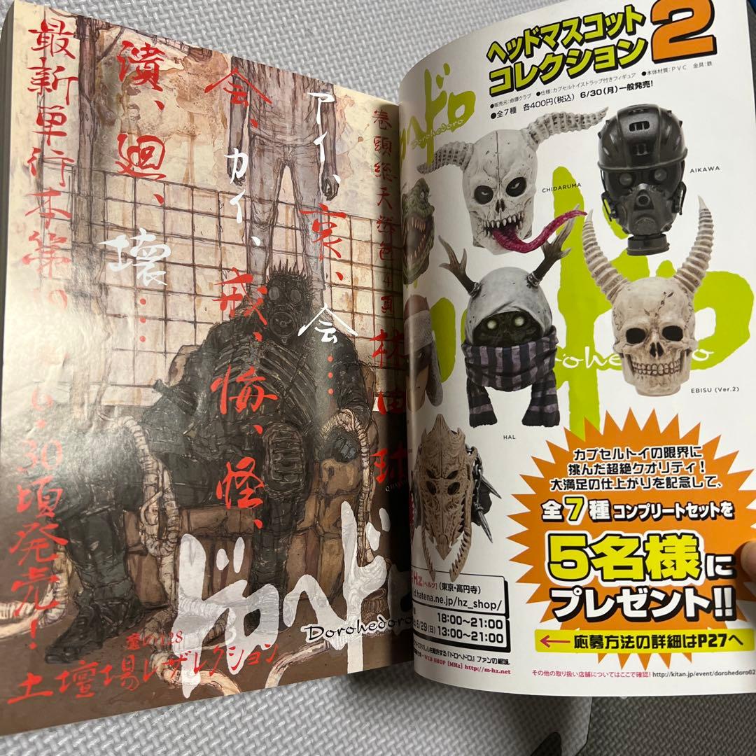 月刊IKKI ドロヘドロ 林田球 2014年8月号 表紙 本誌 切り抜き
