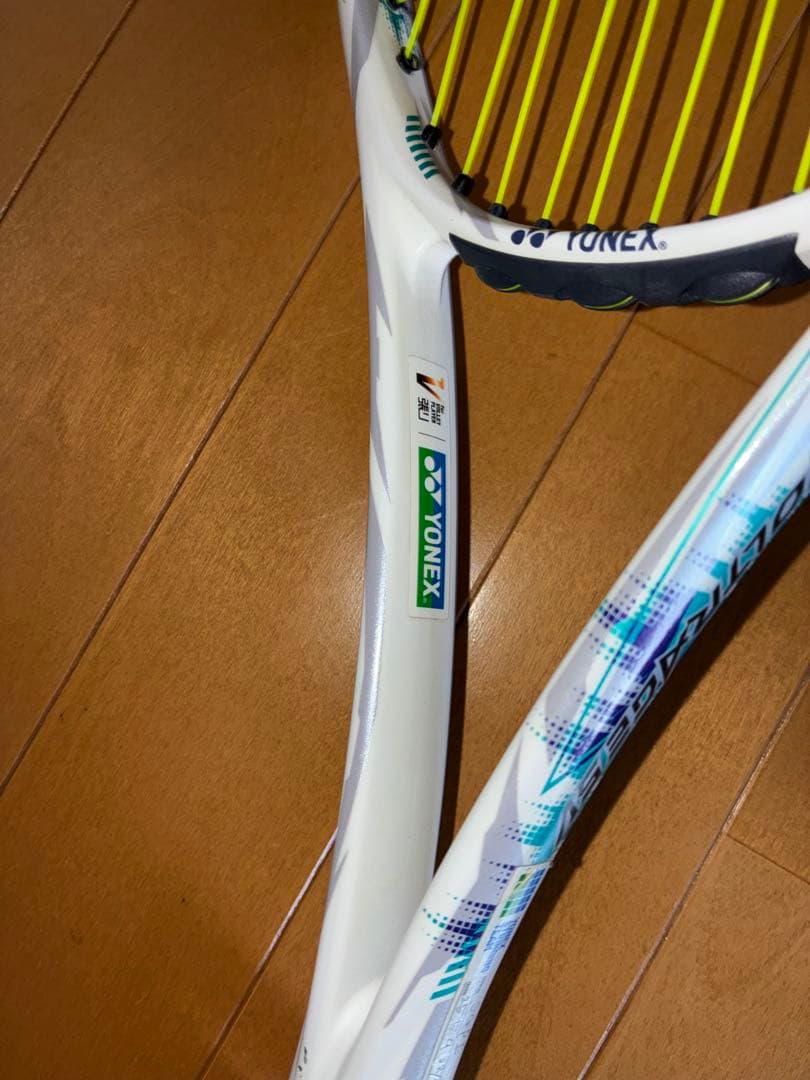 YONEX テニスラケット(軟式用) ホワイト/イエロー