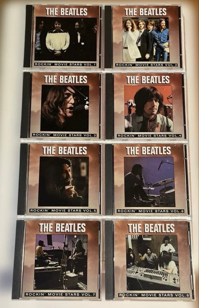 【THE BEATLES】ROCKIN' MOVIE STARS 全8巻セット