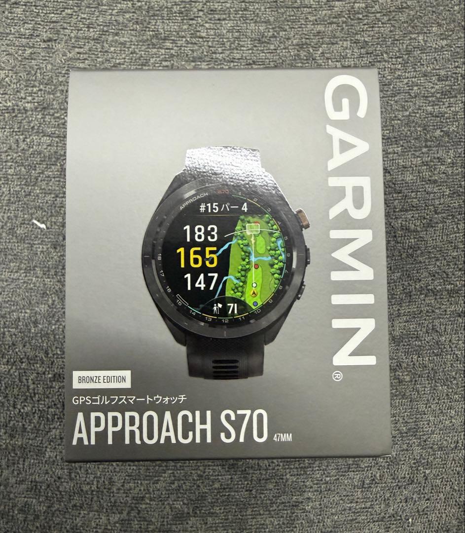Garmin Approach S70 GPSゴルフウォッチ 47mm ブロンズ