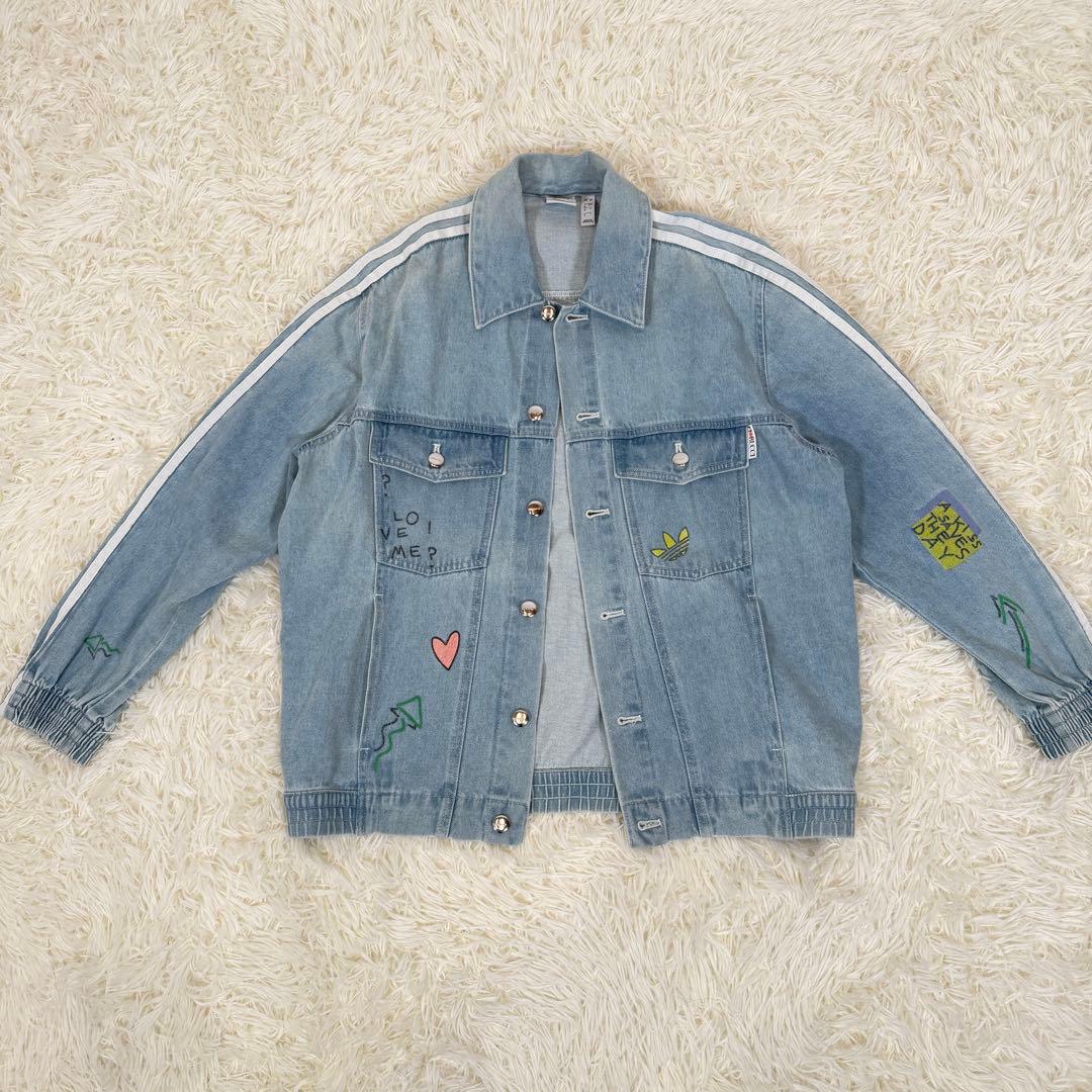 adidas originals × FIORUCCI ジージャン 3本線