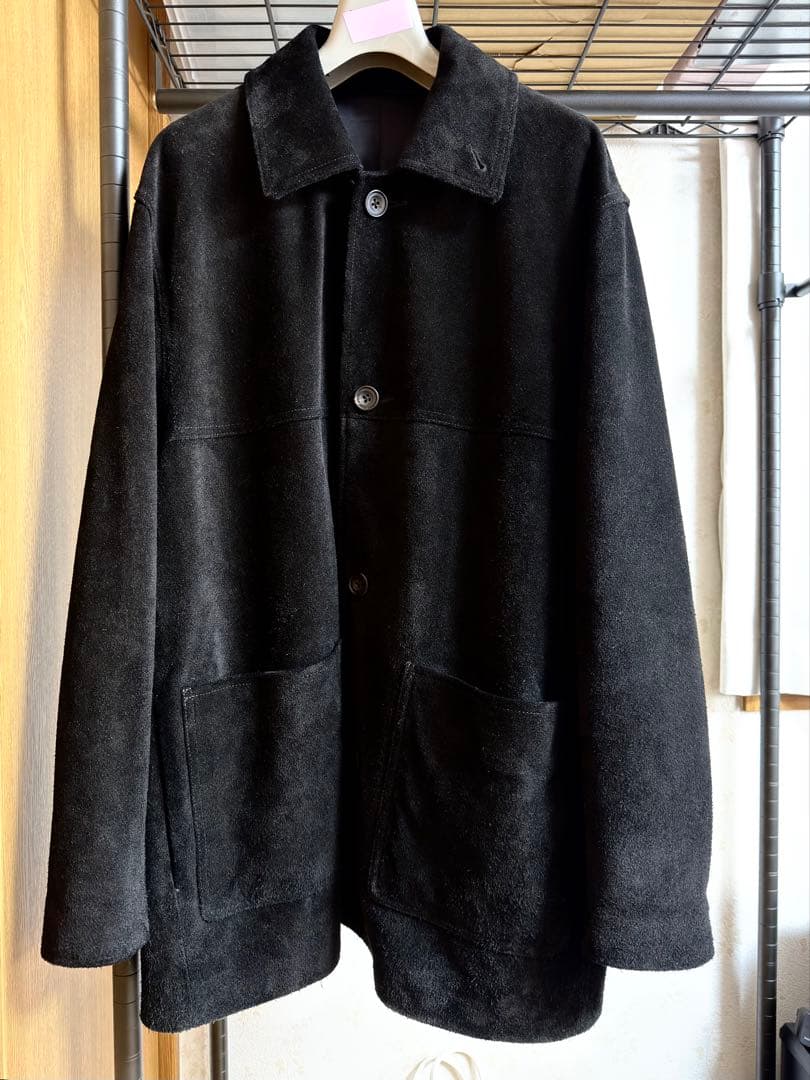 ジャケット・アウター ssstein Cow Suede Car Jacket S 25aw