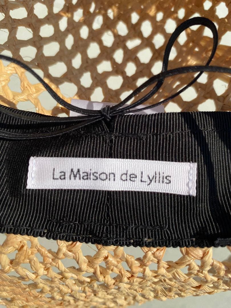 La Maison de Lylis ラフィアハット　一回着用