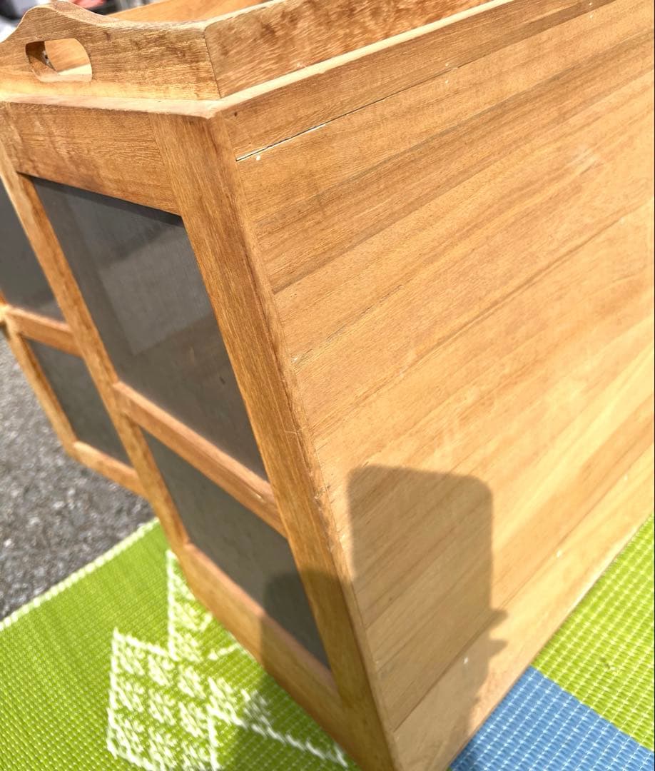 【即購入OK】昭和レトロ 蠅帳 食器棚 収納棚 キャビネット