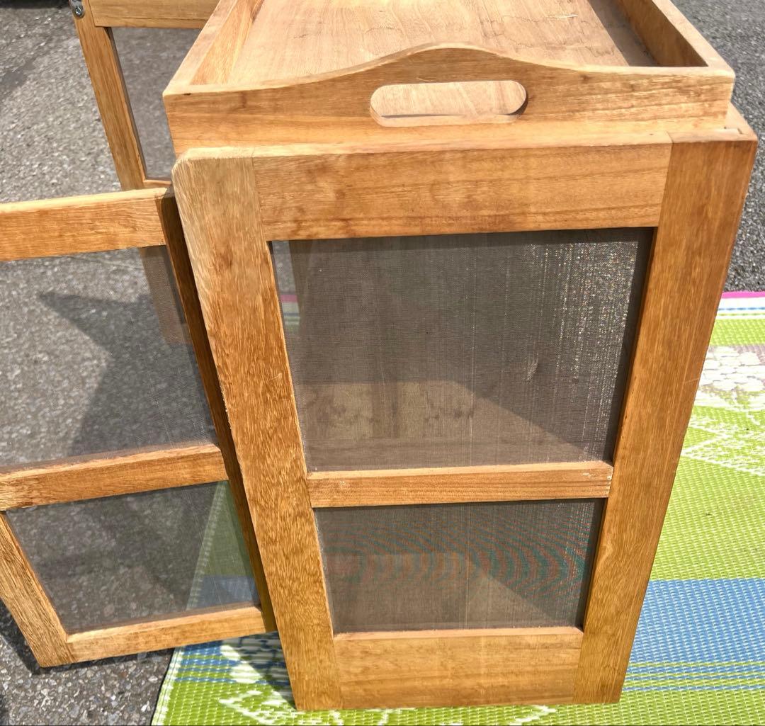 【即購入OK】昭和レトロ 蠅帳 食器棚 収納棚 キャビネット