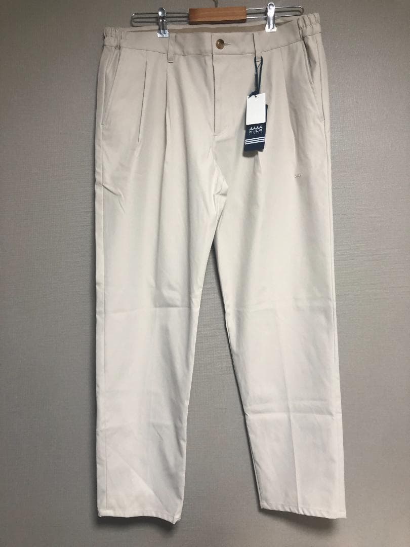 新品未使用 タグ付き ムータマリン ストレッチ タックワイドパンツ ７ XL