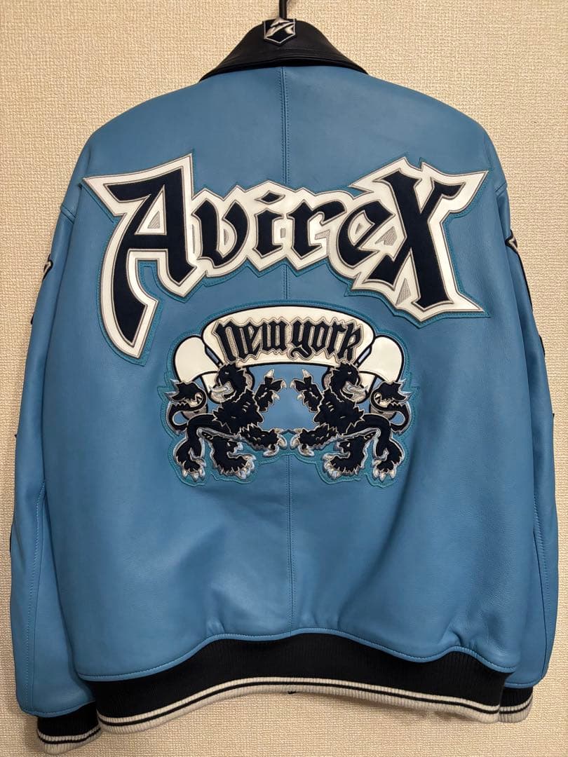 AVIREX レザー バーシティジャケット　L 那須川天心