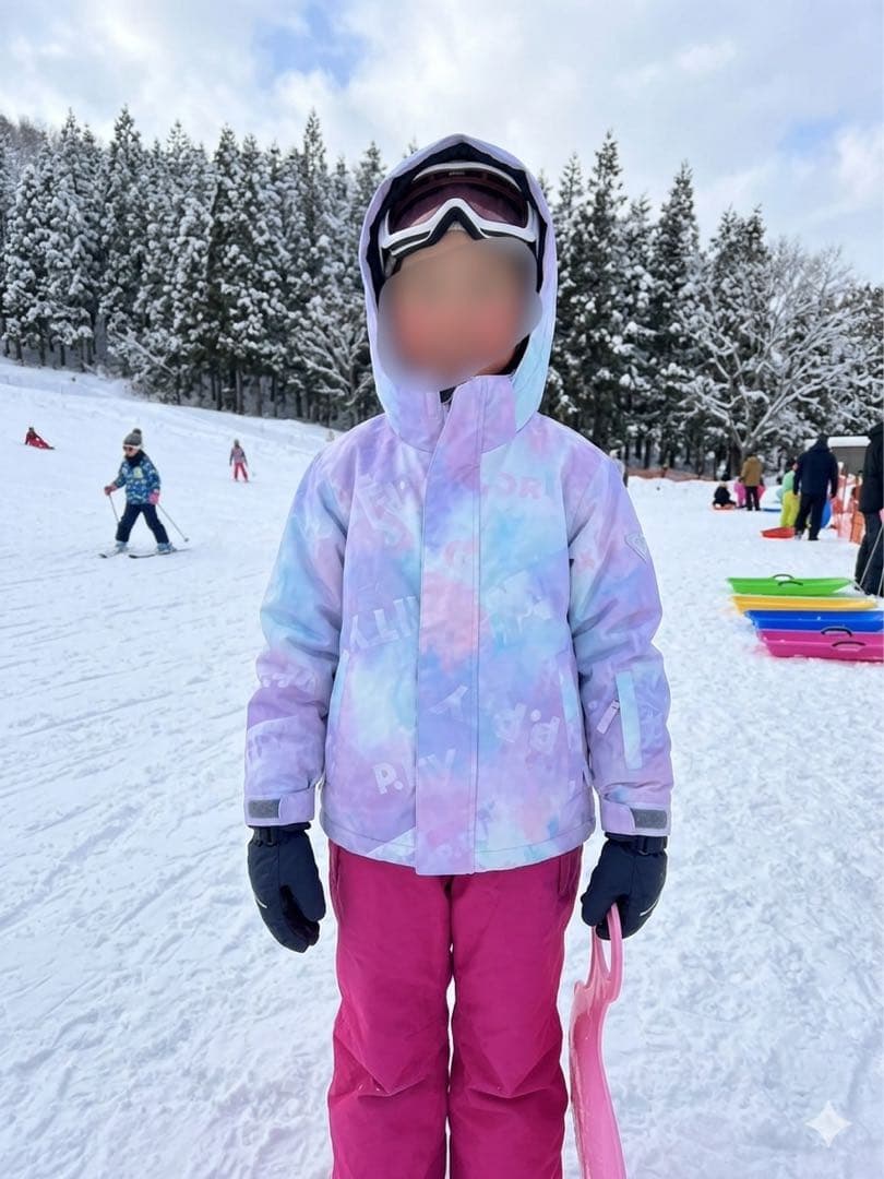 子ども用パステルカラー スキーウェアセット
