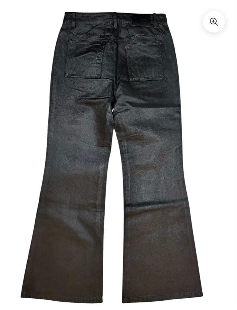 パンツ goar.archive strapped flare oil pants M