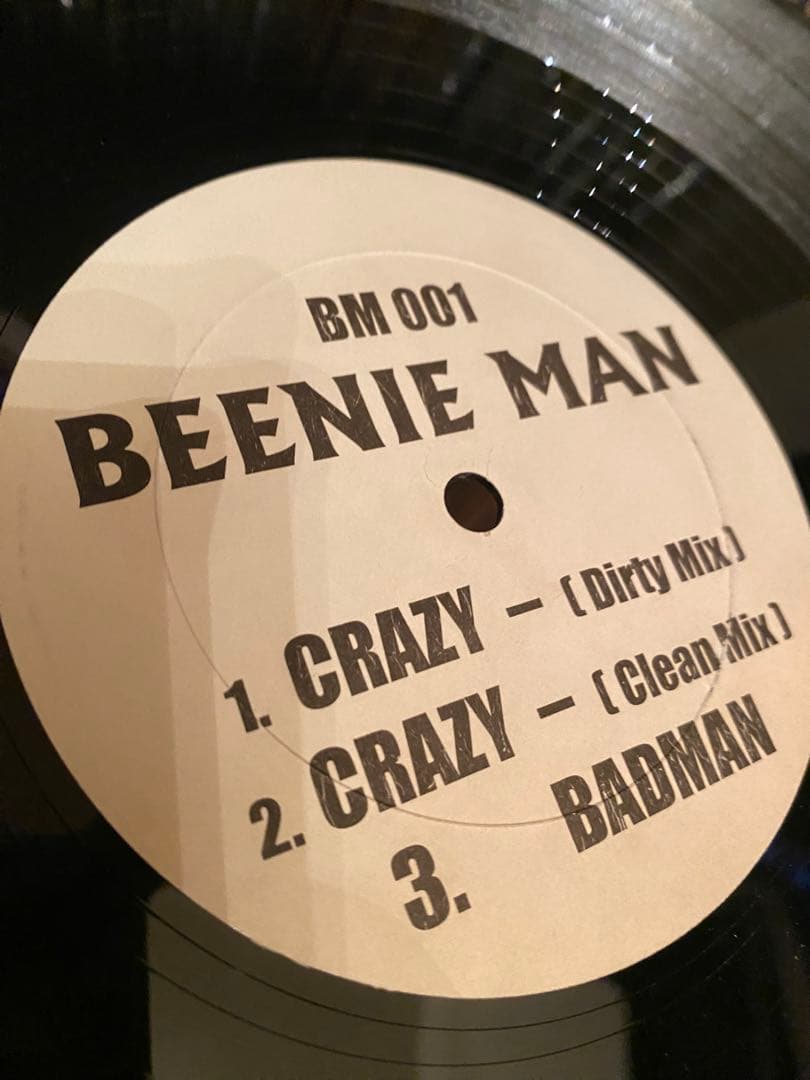 激レア！BEENIE MAN CRAZY / BADMAN (BM 001)